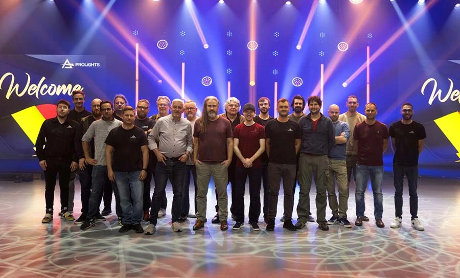 Luxillag Team Photo - Professional lighting experts working together