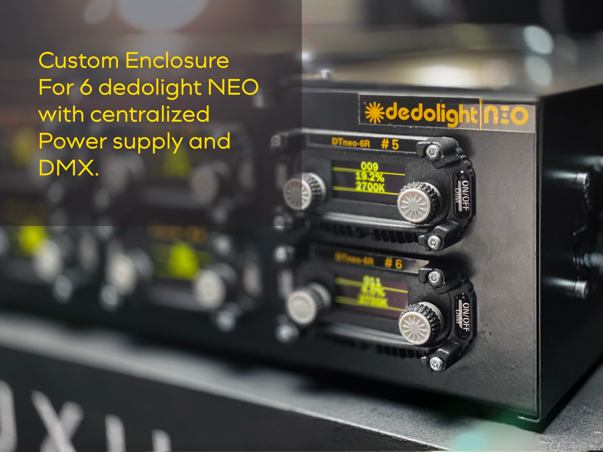 Théâtre Le Public Dedolight DLED7 Neo installation main view