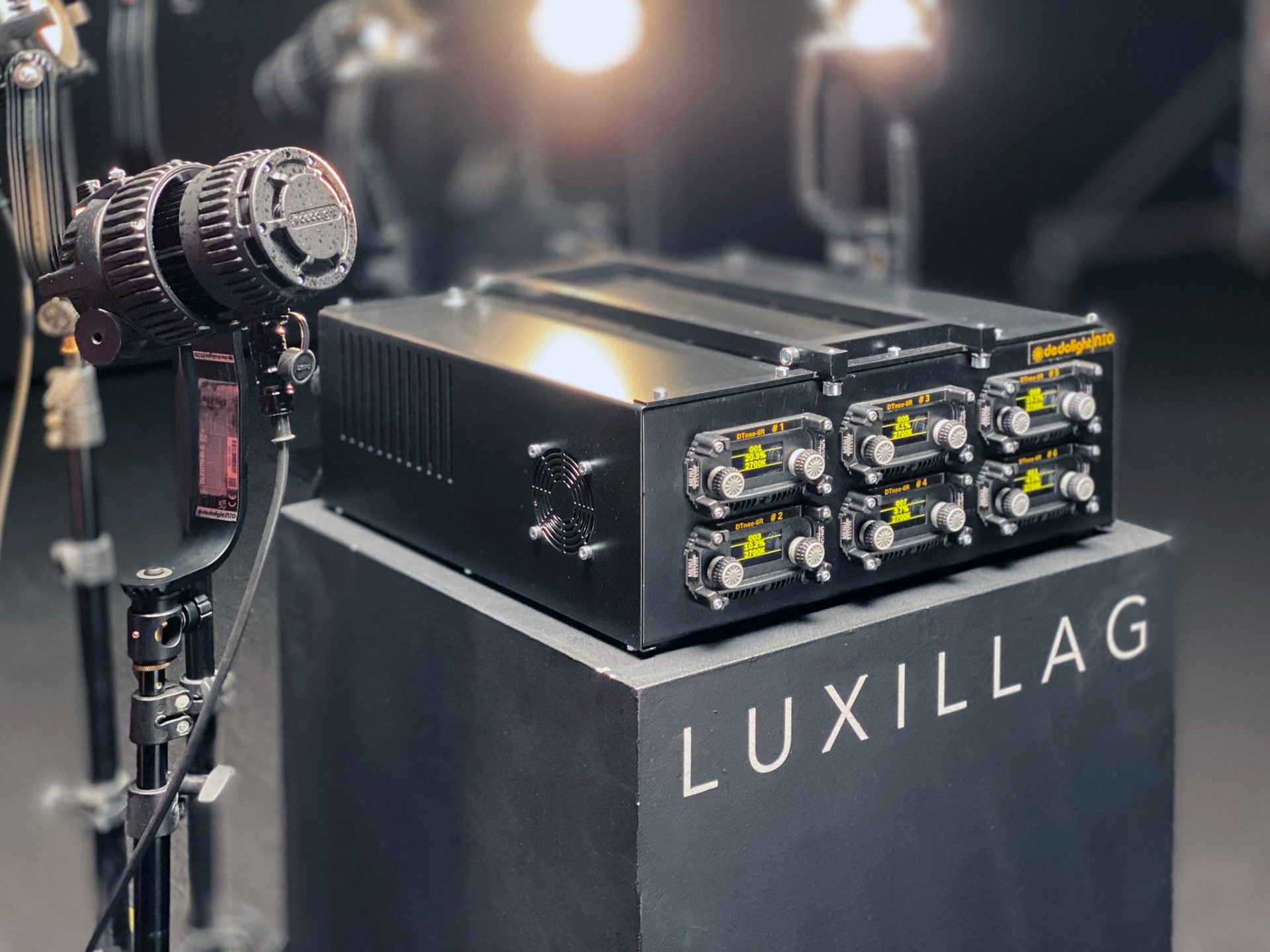 Theatre lighting grid installation